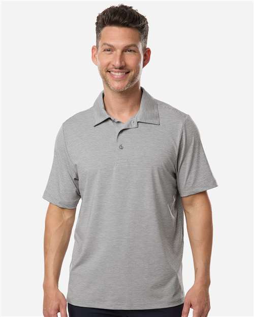 Men's Relay Heathered Stripe Polo