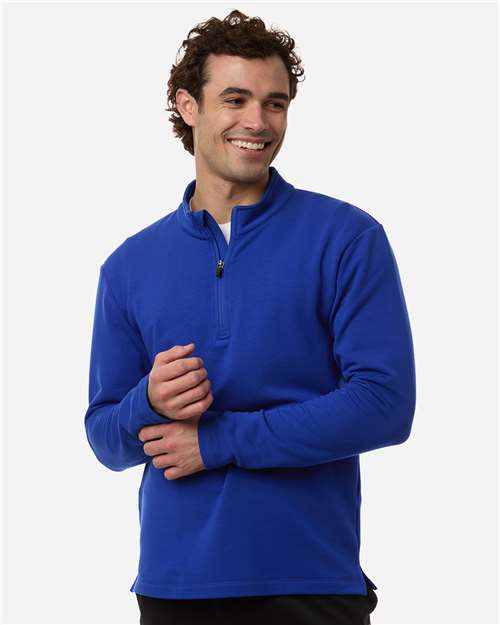 Men's Stretch Quarter-Zip Fleece Pullover