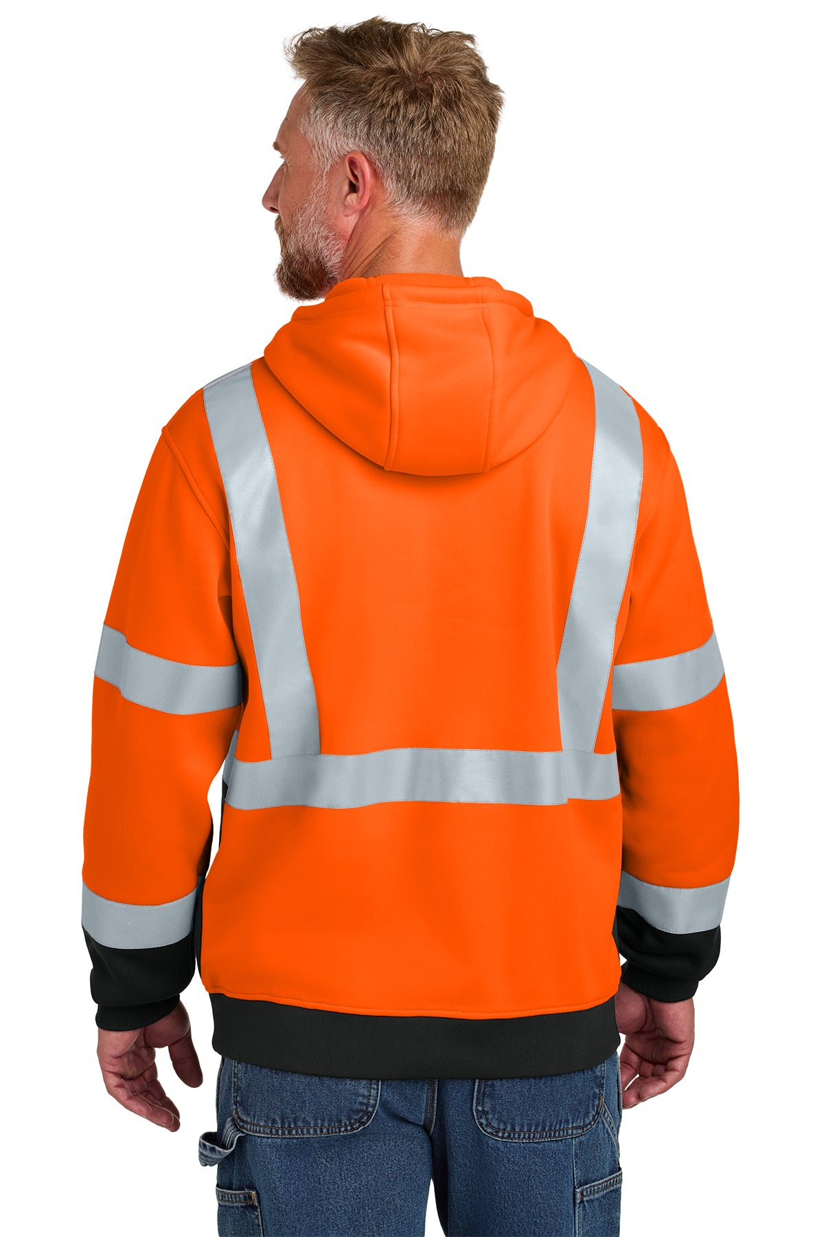 CornerStone ® ANSI 107 Class 3 Heavy-Duty Fleece Pullover Hoodie CSF301