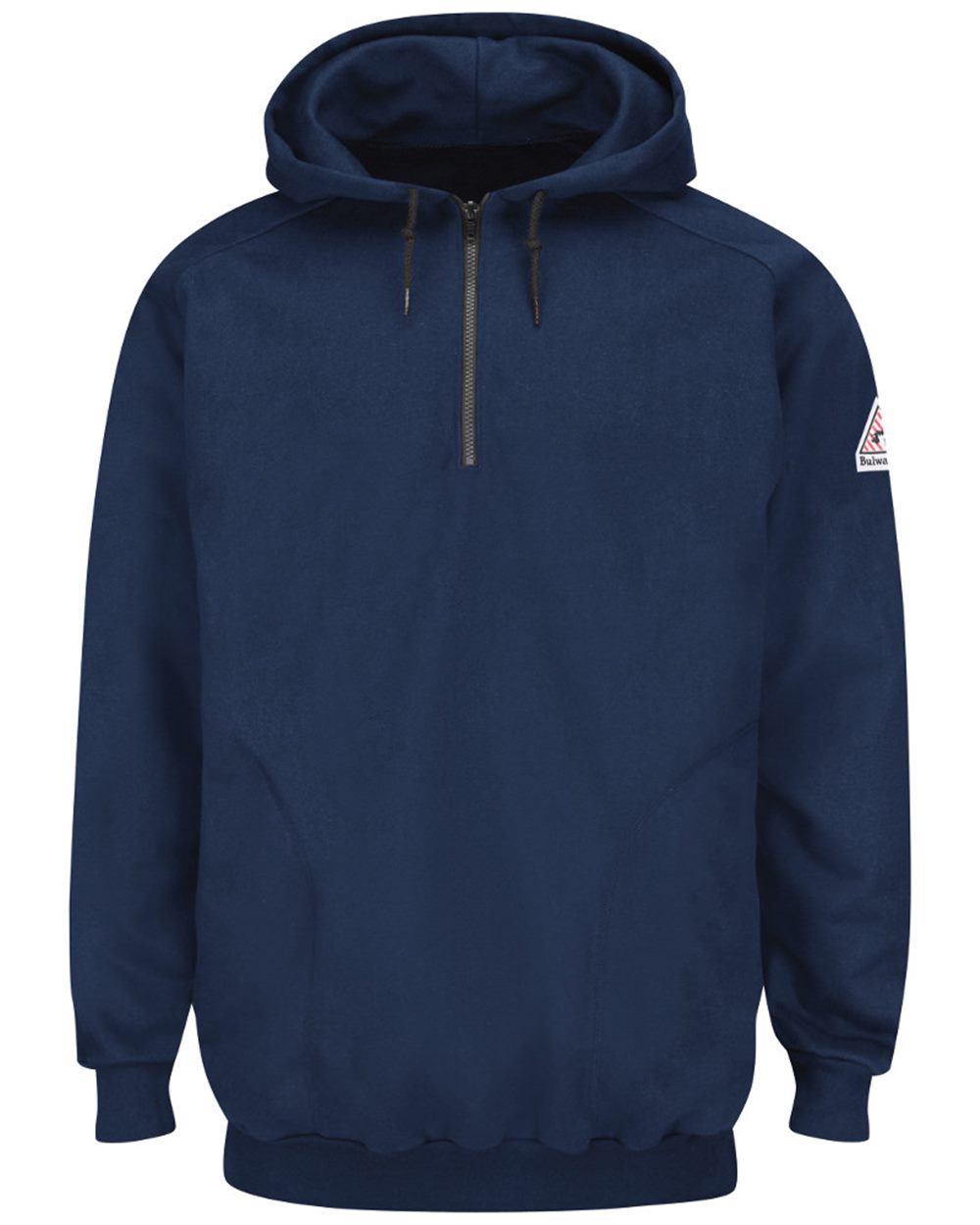 BLANK SEH8 Men's Flame Resistant Quarter-Zip Hooded Sweatshirt