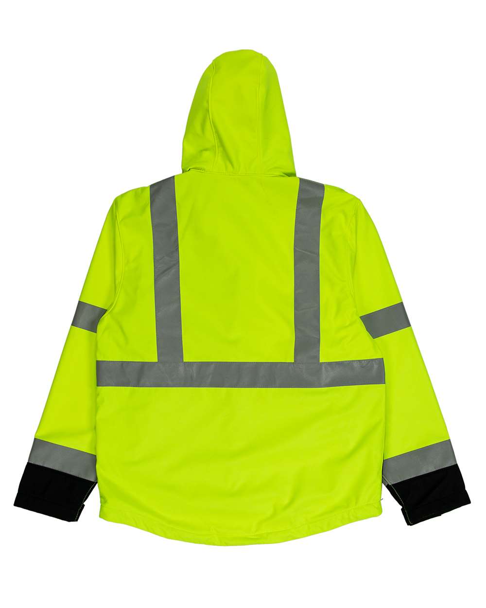 Men's Hi-Vis Class 3 Hooded Soft Shell Jacket