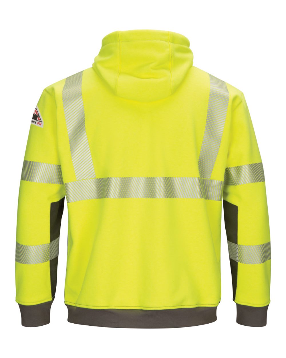 BLANK SMB4T Men's Tall Hi-Visibility Color-Blocked Hooded Sweatshirt