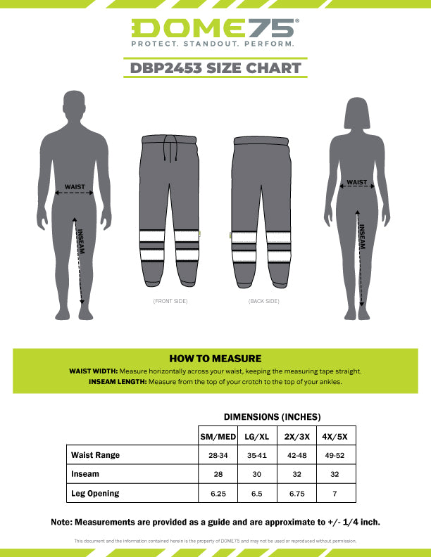 DBP2453 Class E HiVis Contrast Mesh Over Pants