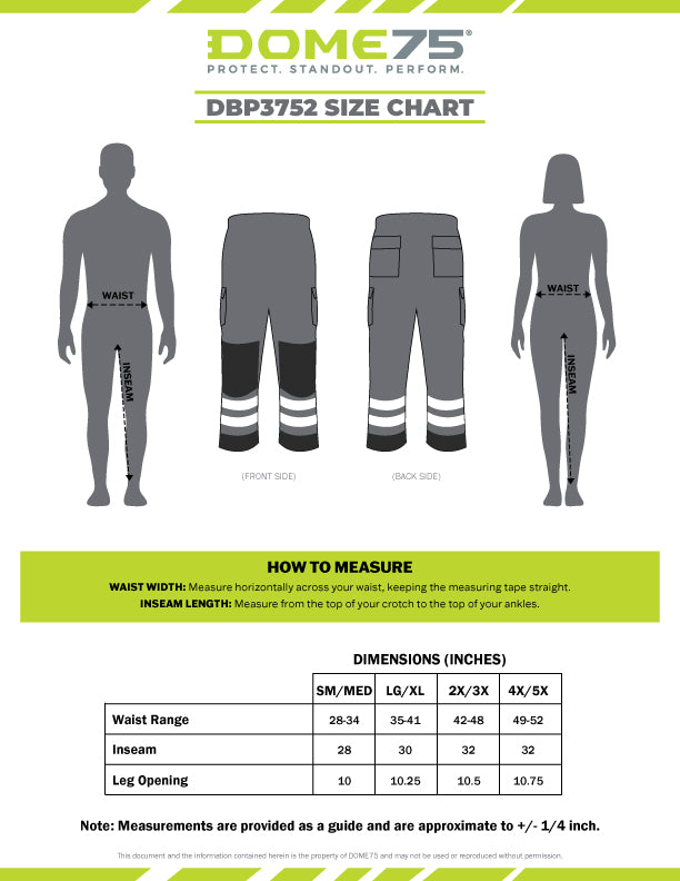 DBP3752 Class E Hi-Vis Thermal Winter Pant