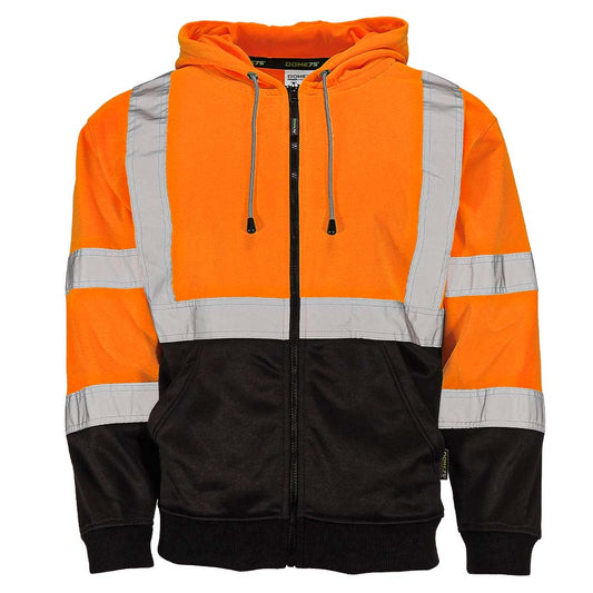 DHZ1632 Hi-Vis Class 3 Viz-Tuff™ Fleece Full-Zip Hoodie
