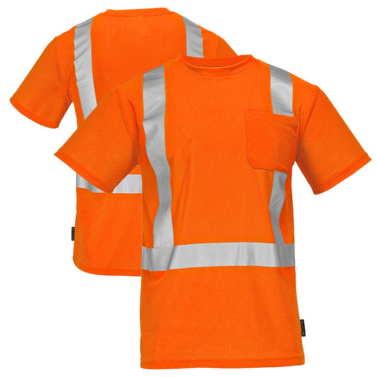 DSS1421 Hi-Vis ANSI Class 2 Viz-Dri™ Safety T-Shirt