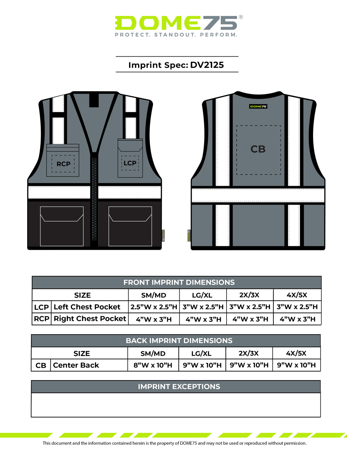 DV2125 Class 2 Black Bottom Hi-Vis Contrast Viz-Cool™ Mesh Safety Vest