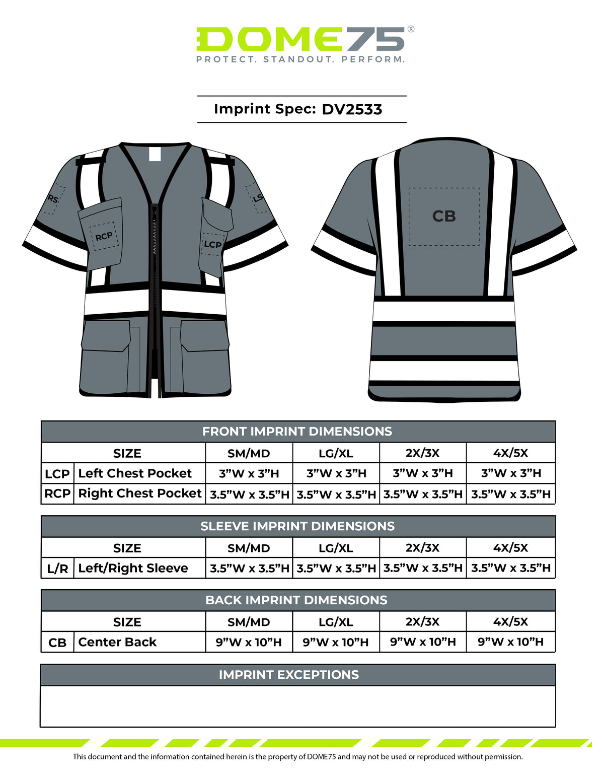 DV2533 Hi-Vis Class 3 Hi-Vis Contrast Viz-Cool™ Mesh Safety Vest