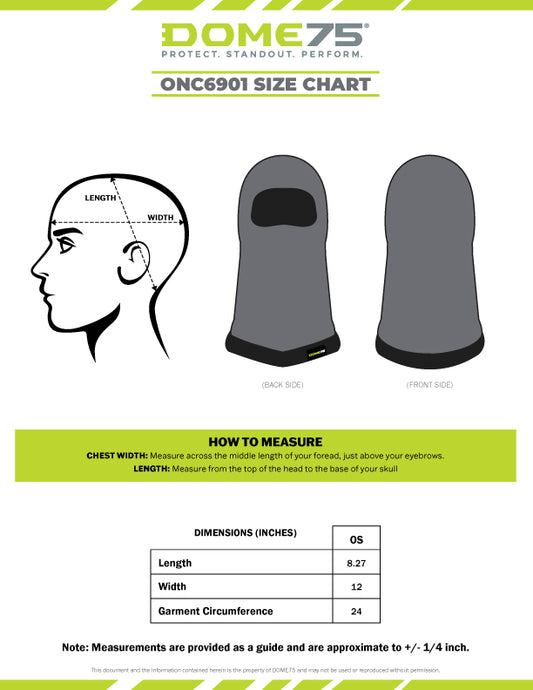 ONC6901 Hi-Vis Thinsulate Winter Balaclava