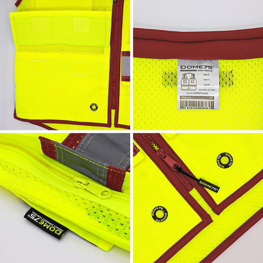 OV6124 Hi-Vis Class 2 Heavy Duty Utility Vest