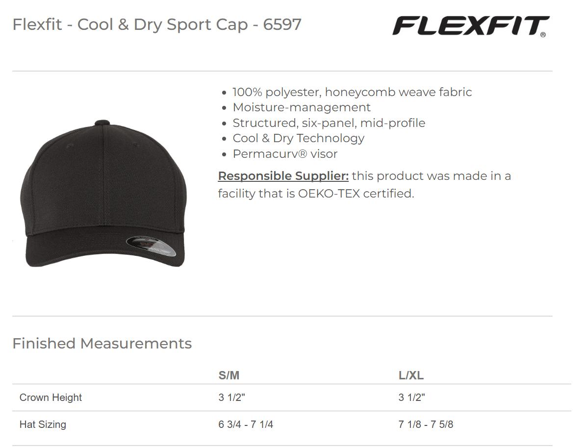 Cool & Dry Sport Cap