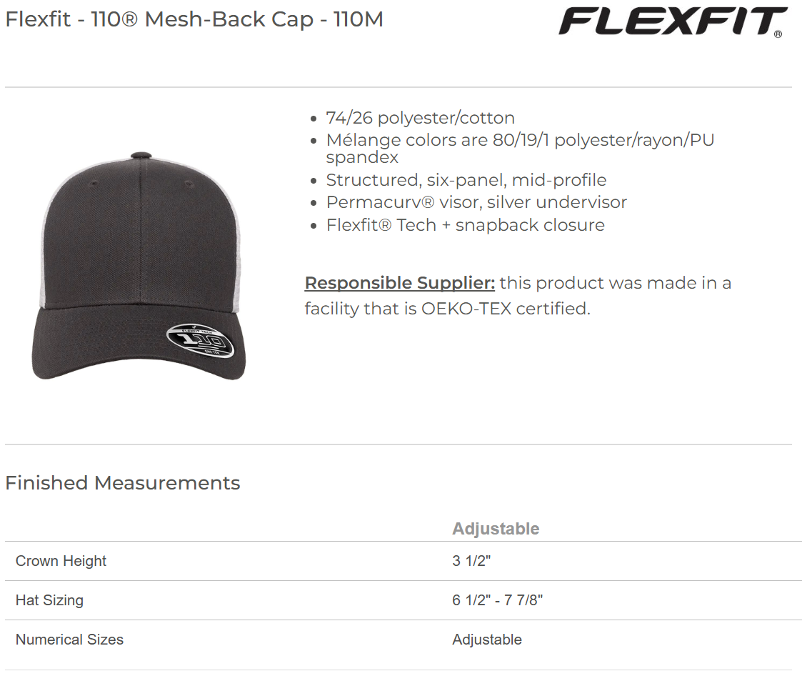110® Mesh-Back Cap