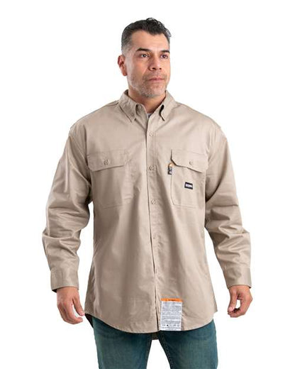 BLANK FRSH10 Men's Flame-Resistant Button-Down Work Shirt