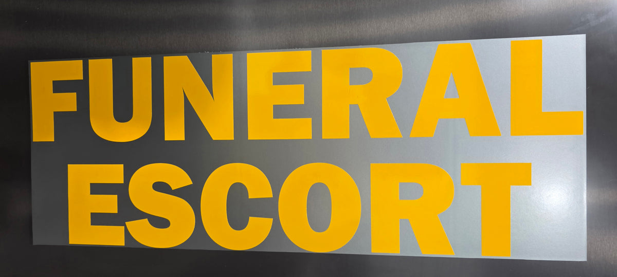 Vinyl Wording on Vinyl Background Magnet