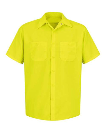 BLANK SS24 Men's Enhanced Visibility Short Sleeve Work Shirt