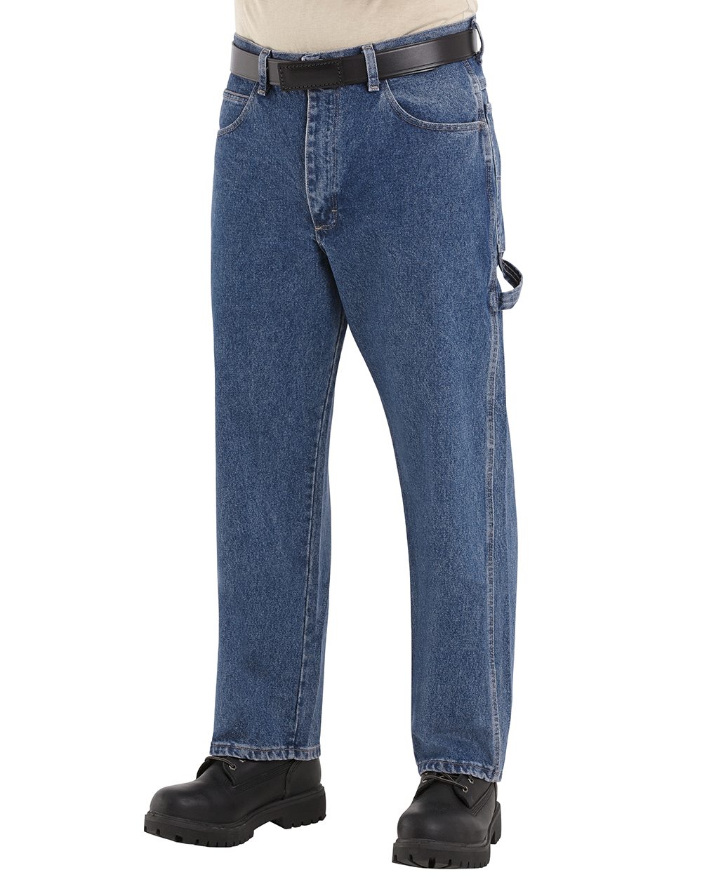 BLANK PEJ8 Men's Flame Resistant Pre-Washed Denim Dungaree