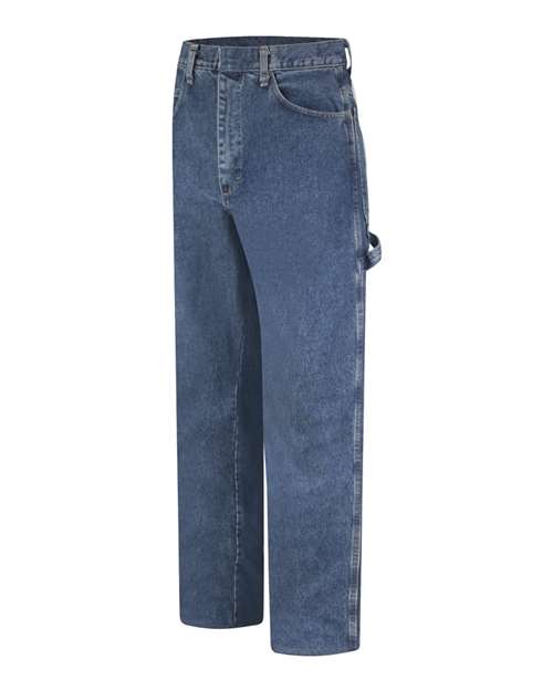 BLANK PEJ8 Men's Flame Resistant Pre-Washed Denim Dungaree