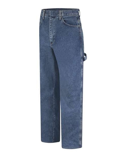 BLANK PEJ8 Men's Flame Resistant Pre-Washed Denim Dungaree