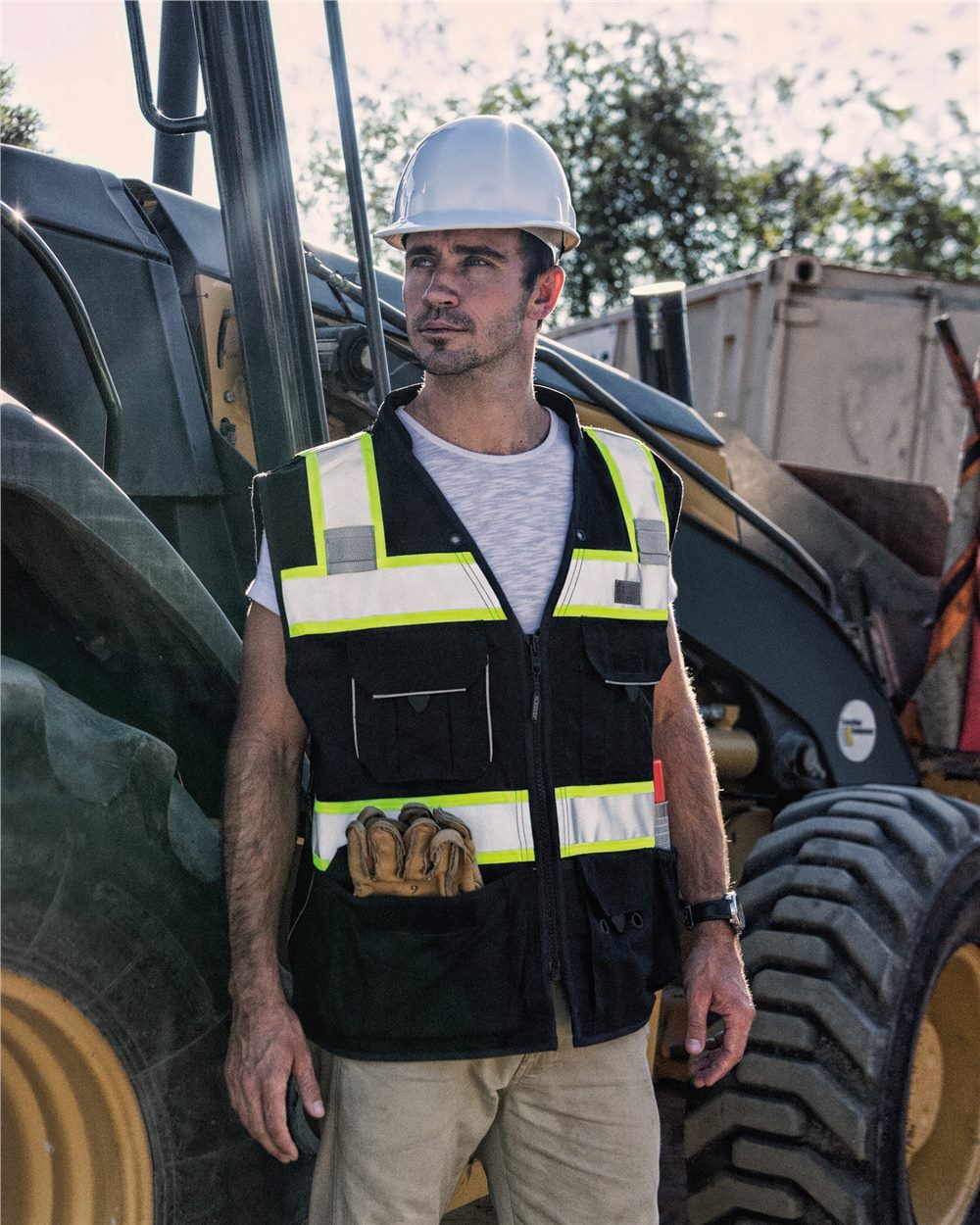 BLANK B500 Unisex EV Series® Enhanced Visibility Professional Utility Vest