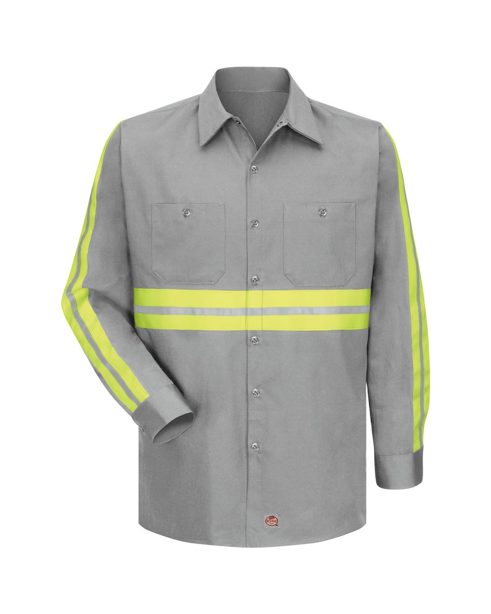 BLANK SC30ET Men's Tall Enhanced Visibility Long Sleeve Cotton Work Shirt