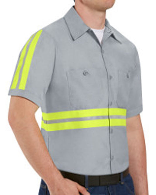 BLANK SP24ET Men's Tall Enhanced Visibility Industrial Work Shirt