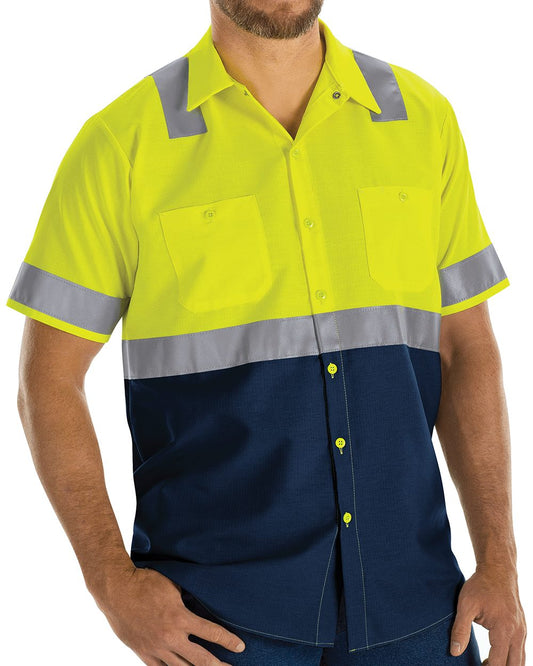 BLANK SY24 Men's Enhanced & Hi-Visibility Work Shirt