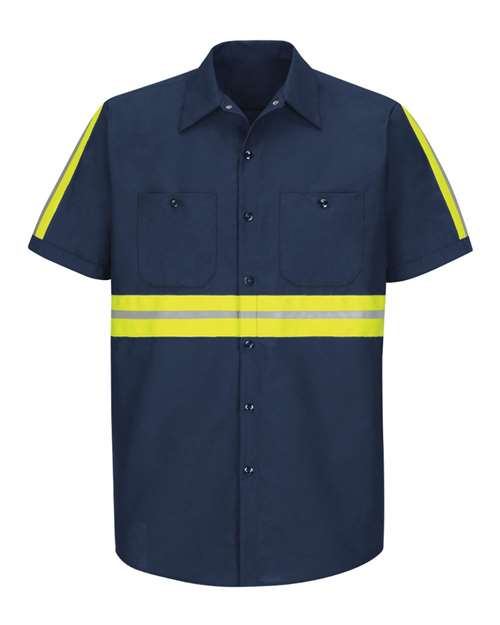 BLANK SP24ET Men's Tall Enhanced Visibility Industrial Work Shirt