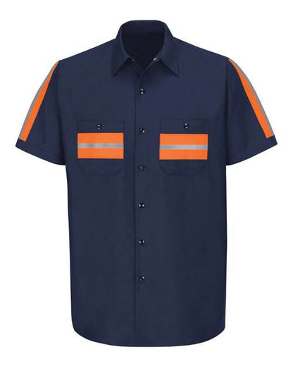 BLANK SP24E Men's Enhanced Visibility Industrial Work Shirt