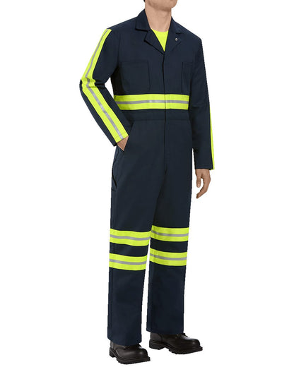 BLANK CT10EN Men's Enhanced Visibility Action Back Coverall