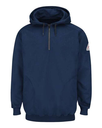 BLANK SEH8 Men's Flame Resistant Quarter-Zip Hooded Sweatshirt