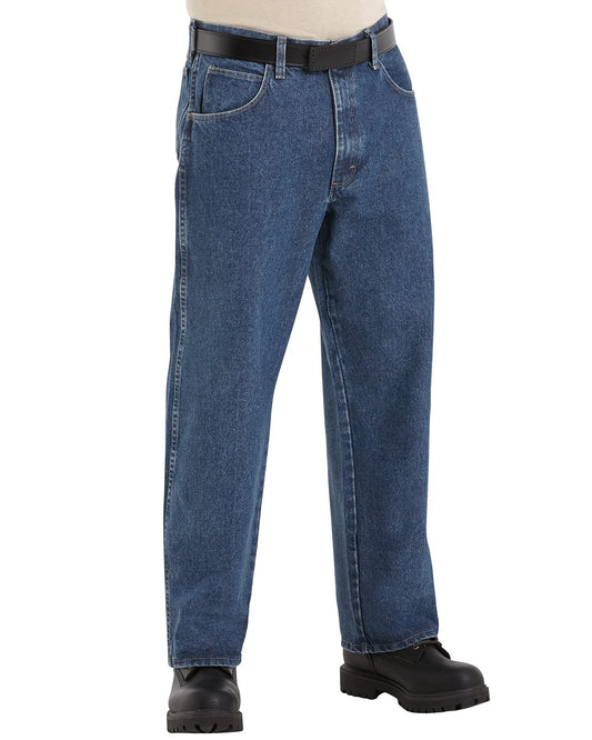BLANK PEJ6 Men's Stone Washed Loose Fit Denim Jean