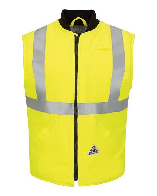 BLANK VMS4HV Men's Hi Vis Insulated Vest with Reflective Trim - CoolTouch®2