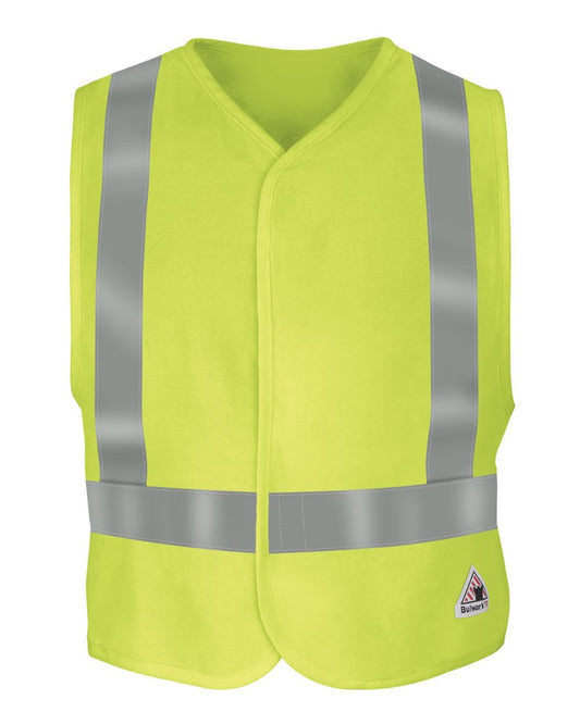 BLANK VMV4HV Men's Hi-Visibility Flame-Resistant Safety Vest