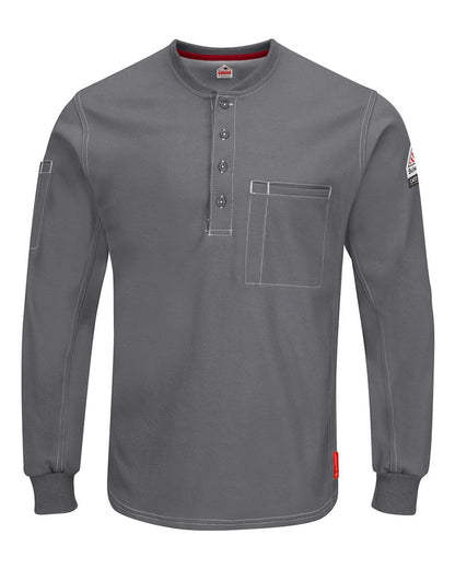 BLANK QT40T Men's Tall iQ Series® Plus Long Sleeve Henley