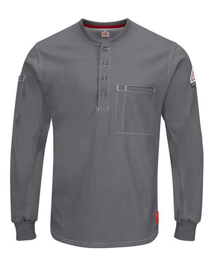 BLANK QT40T Men's Tall iQ Series® Plus Long Sleeve Henley