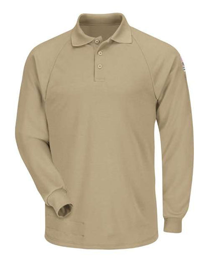 BLANK SMP2 Men's Classic Long Sleeve Polo - CoolTouch®2