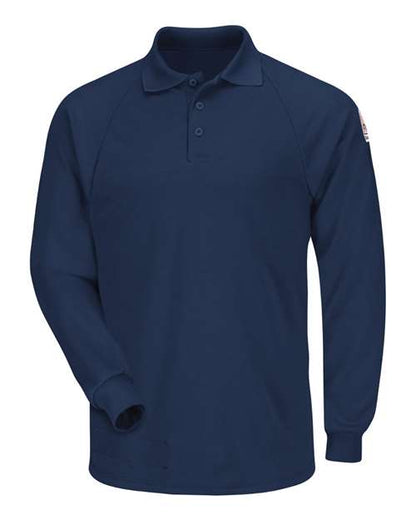 BLANK SMP2 Men's Classic Long Sleeve Polo - CoolTouch®2