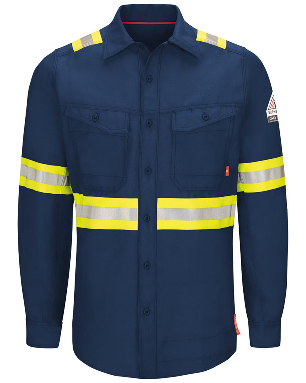 BLANK QS40E Men's iQ Series® Endurance Enhanced-Vis Work Shirt