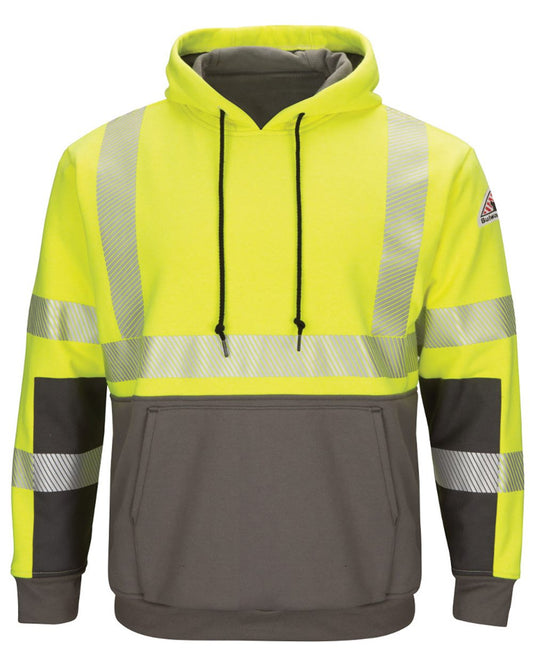 BLANK SMB4 Men's Hi-Visibility Color-Blocked Hooded Sweatshirt