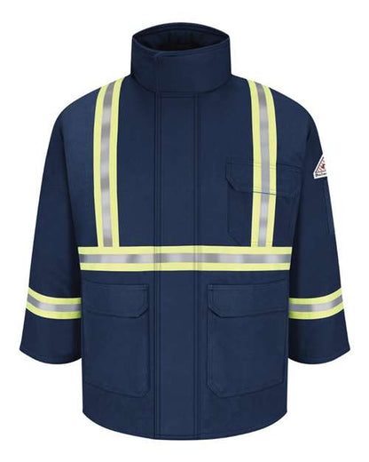 BLANK JLPC Men's Deluxe Parka With Reflective Trim - EXCEL FR® ComforTouch