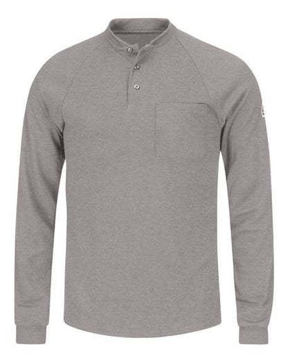 BLANK SML2 Men's Long Sleeve Henley Shirt- CoolTouch®2