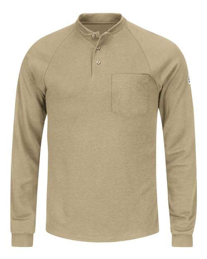 BLANK SML2 Men's Long Sleeve Henley Shirt- CoolTouch®2