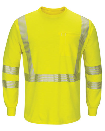 BLANK SMK8T Men's Tall Hi-Visibility Lightweight Long Sleeve T-Shirt