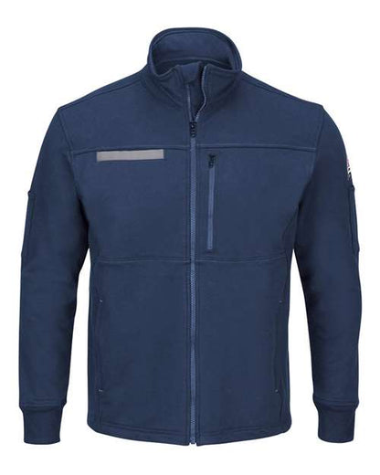 BLANK SEZ2T Men's Tall Zip Front Fleece Jacket-Cotton /Spandex Blend