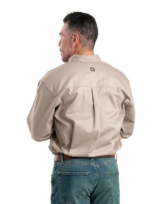 BLANK FRSH10T Men's Tall Flame-Resistant Button Down Work Shirt
