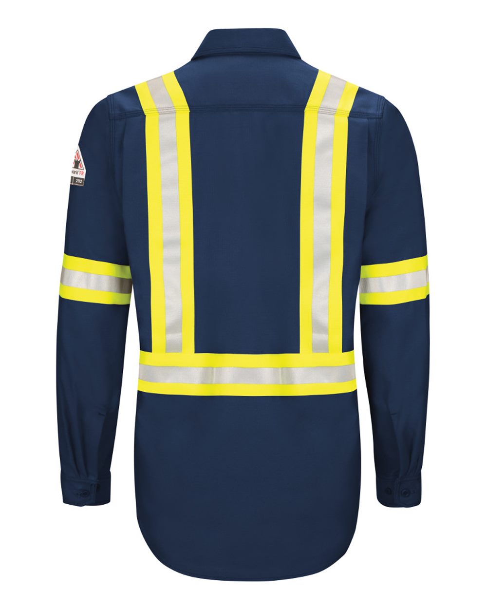 BLANK QS40E Men's iQ Series® Endurance Enhanced-Vis Work Shirt