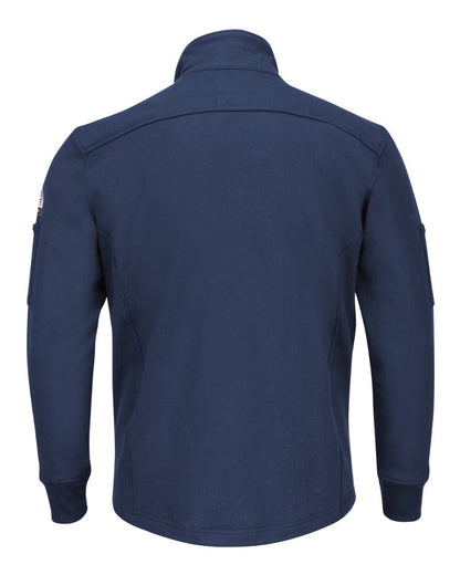 BLANK SEZ2T Men's Tall Zip Front Fleece Jacket-Cotton /Spandex Blend