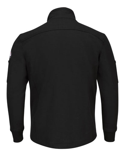 BLANK SEZ2 Men's Zip Front Fleece Jacket-Cotton /Spandex Blend