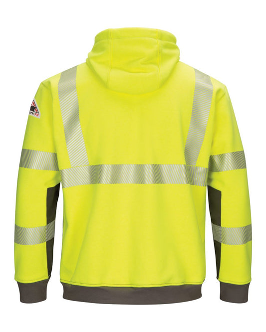 BLANK SMB4 Men's Hi-Visibility Color-Blocked Hooded Sweatshirt