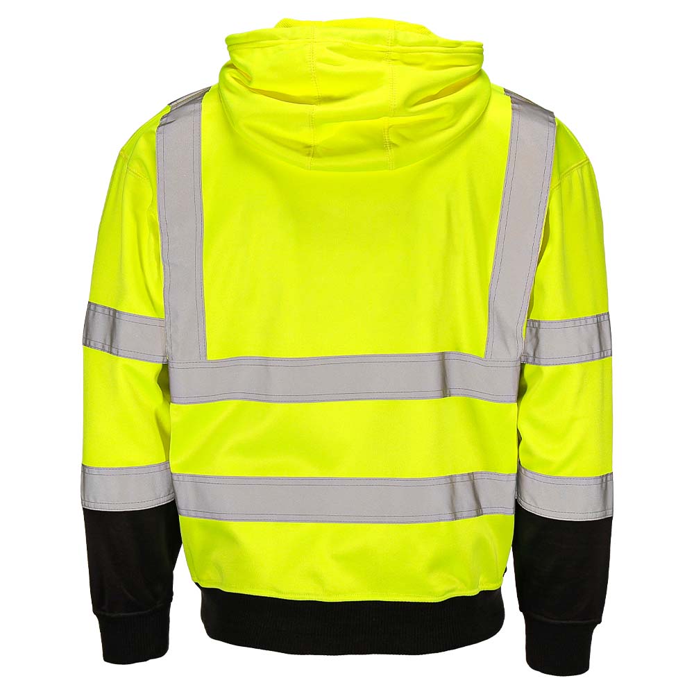 BLANK DHP1632 Hi-Vis Class 3 Viz-Tuff™ Fleece Pullover Hoodie